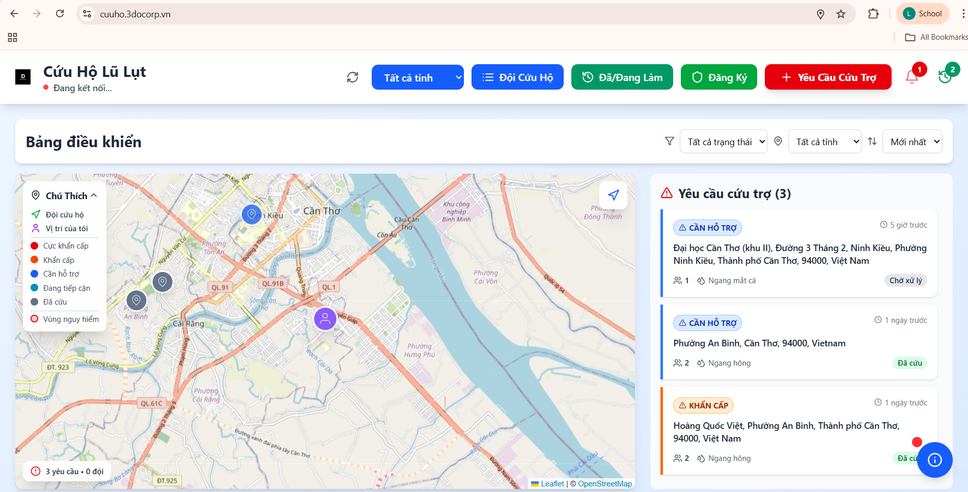 WEBSITE CỨU HỘ LŨ LỤT REALTIME – KHI CÔNG NGHỆ CHẠM TỚI NHÂN VĂN